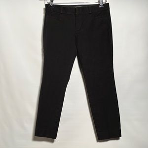 Banana Republic ankle dress pants black size 2 petite Sloan Comfortable